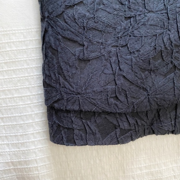 MARNI GIMAN SUMMER 2013 SILK BLEND CHARCOAL DARK GREY TEXTURED COLLARLESS BLAZER - Picture 9 of 10